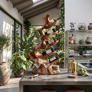 Rustic Wine Stand For Furniture Rustic Wood Display