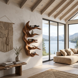Organic Sculptural Wine Storage Holder For Modern Home