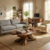 Rustic Root Coffee Table For Living Room