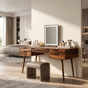 Classic Makeup Vanity Desk Dressing Room Beauty Area Personal Space