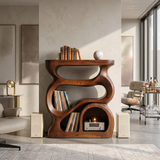Modern Turntable Stand With Storage For Living Room