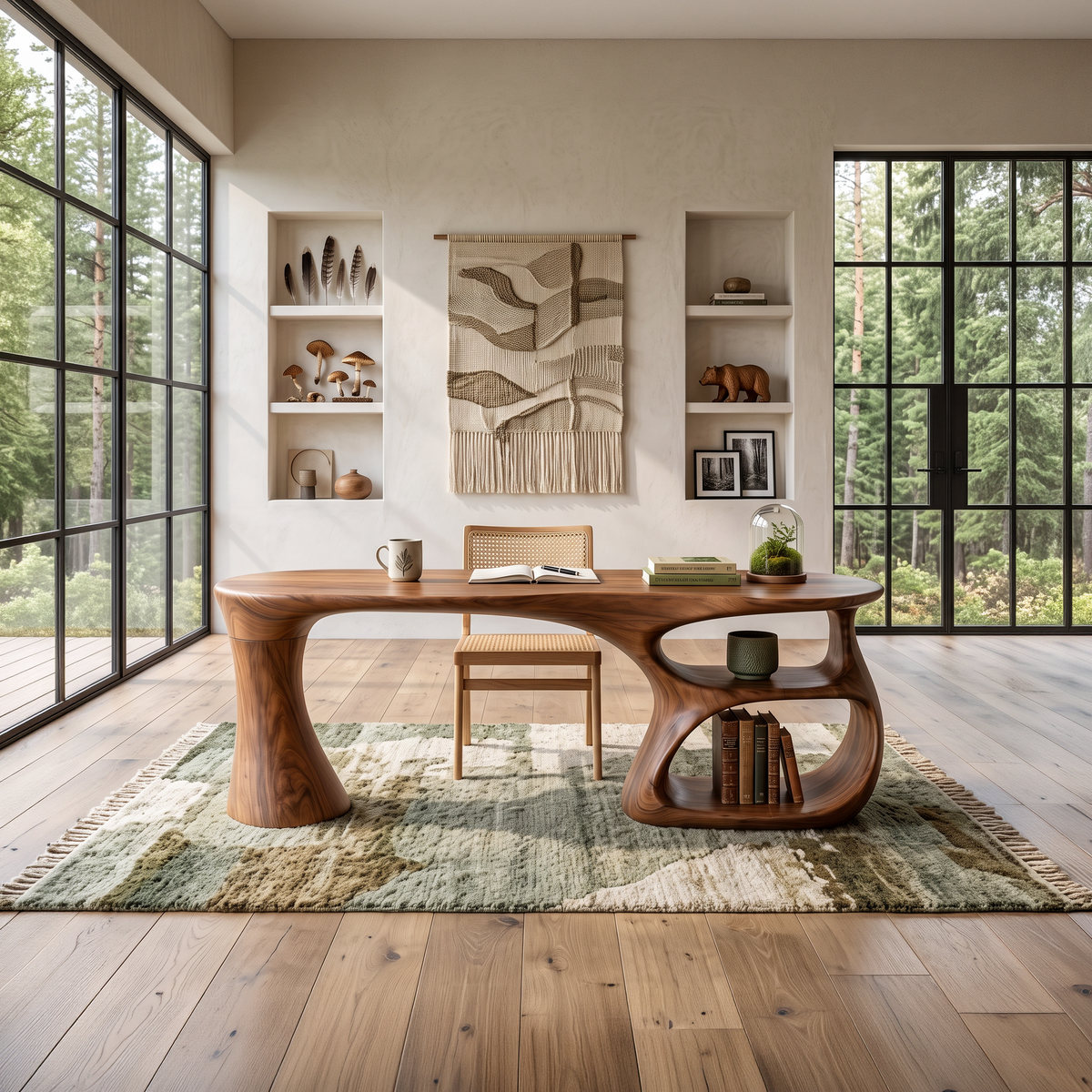 Minimal Compact Writing Desk Bedroom Study Area
