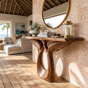 Luxury Winged Console Table Designer Residence