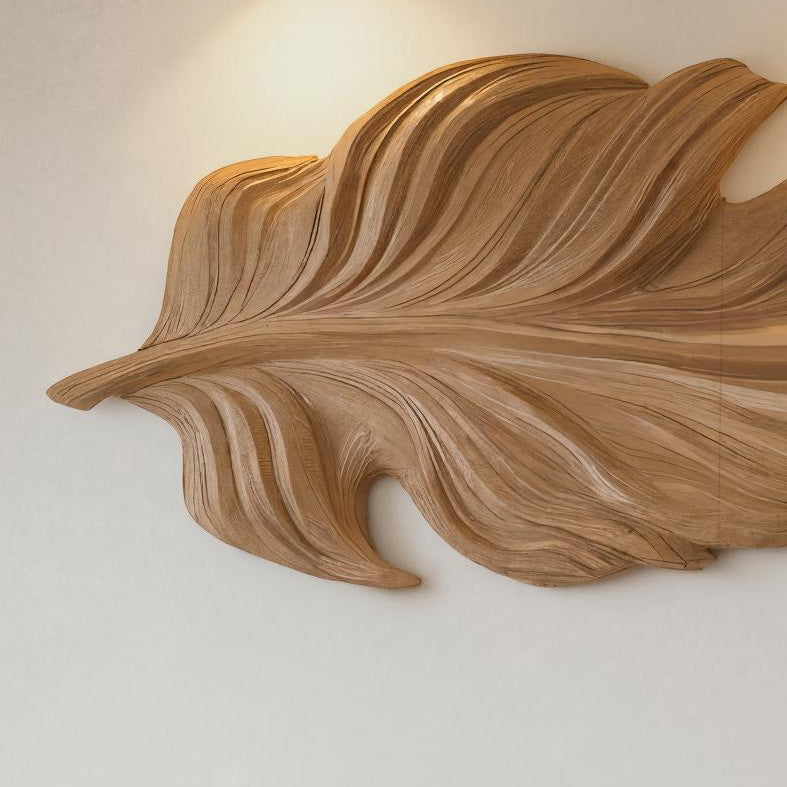 Organic Sculpture Leaf Wall Art For Living Room Or Bedroom