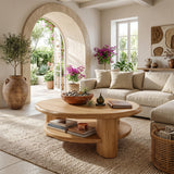 Mid Century Live Edge Low Table For Living Room Furniture Design