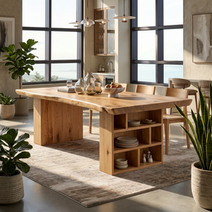 Modern Kitchen Table With Storage Cabinet