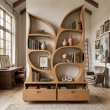 Modern Display Bookshelf For Quiet Reading Room