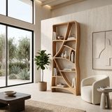 Minimalist Display Bookshelf For Cozy Lounge Corner