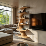 Contemporary Wall Shelf For Dining Room Storage Decor