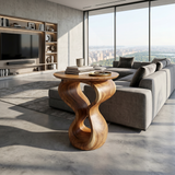 Organic Twisted End Table Villa Living Room