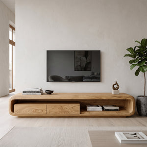 Quiet Luxury Minimalist TV Console For Living Room