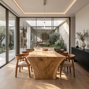 Wabi Sabi Organic Dining Table For Dining Room