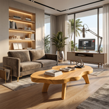 Farmhouse Solid Wood Coffee Table For Living Room Furniture