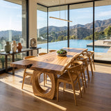 Modern Sculptural Dining Table For Dining Room Interior