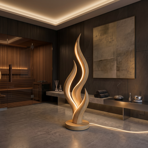 Modern Flow Curve Lamp For Bedroom Corner
