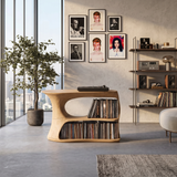 Farmhouse Record Cabinet For Entryway Organization
