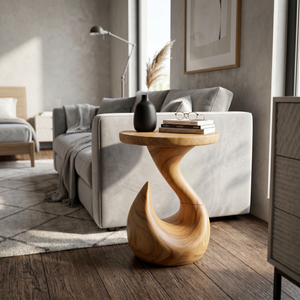 Contemporary Round End Table Luxury Lounge