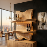 Mid Century Decorative Wine Holder For Home Bar Interior
