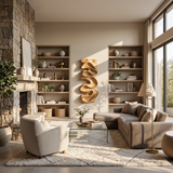 Modern Organic Wall Art Panel Decor For Living Room