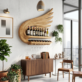 Handcrafted Farmhouse Wine Storage Rack For Home Bar
