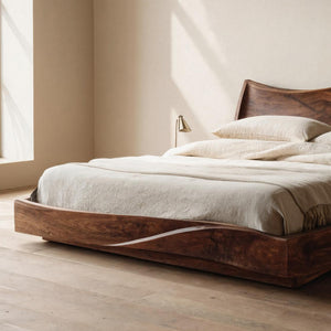 Modern Handcrafted Bed Frame For Bedroom Interiors