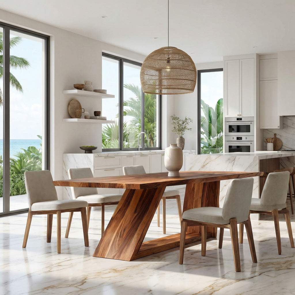Organic Modern Dining Table For Dining Room