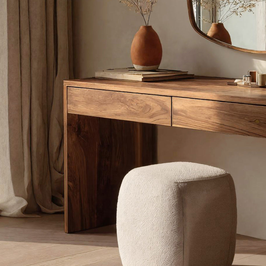 Contemporary Organic Vanity Table For Bedroom