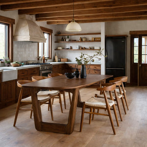 Quiet Luxury Dining Table With Soft Sculptural Edges For Dining Room