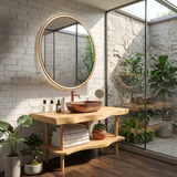 Rustic Wood Bathroom Vanity For Functional Decor