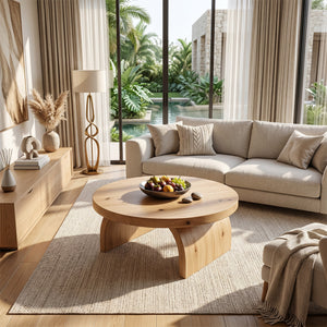 Handcrafted Solid Wood Coffee Table For Living Roomdecor And Home Decor