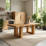 Minimalist Dining Table For Poolside Dining Area