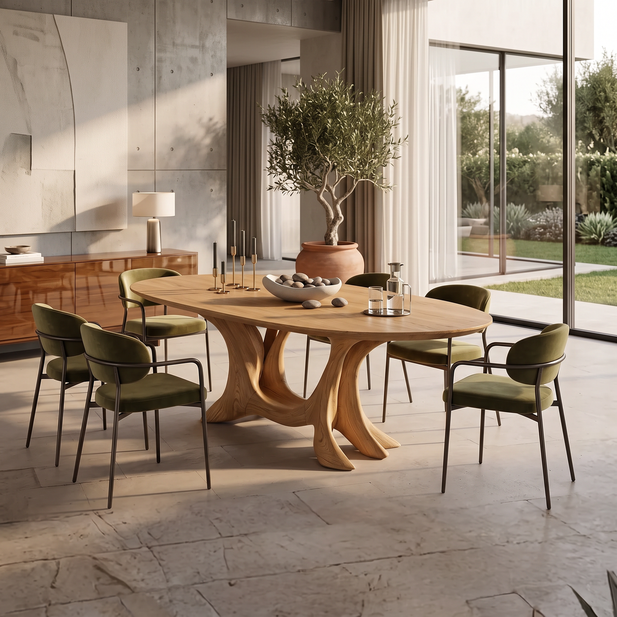Rustic Dining Table For Inviting Kitchen Setup