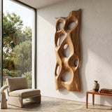 Contemporary Sculptural Wall Art With Abstract Design For Entryway