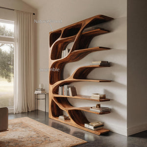 Modern Statement Bookshelf For Home Interiors Decor