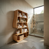 Contemporary Artistic Bookshelf Bedroom Corner Display