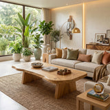 Mid Century Solid Wood Coffee Table For Living Roomdecor And Style