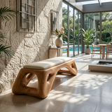 Organic Modern Entryway Bench Luxury Residence
