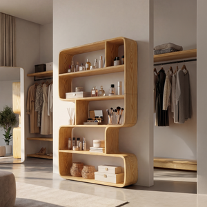 Organic Sculptural Bookshelf For Living Storage Display