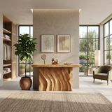Contemporary Live Form Hall Table For Penthouse Interior Space