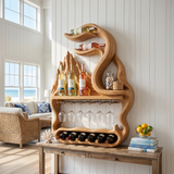 Mid Century Mountain Form Wine Holder For Dining Room
