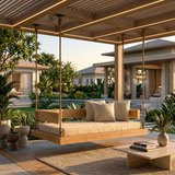 Resort Style Hanging Daybed Swing Retreat