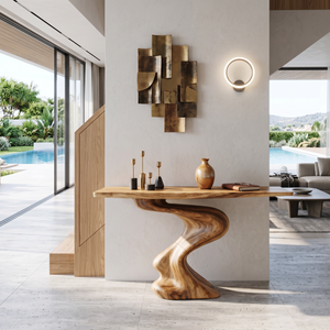 Handcrafted Modern Console Table Furniture Decor