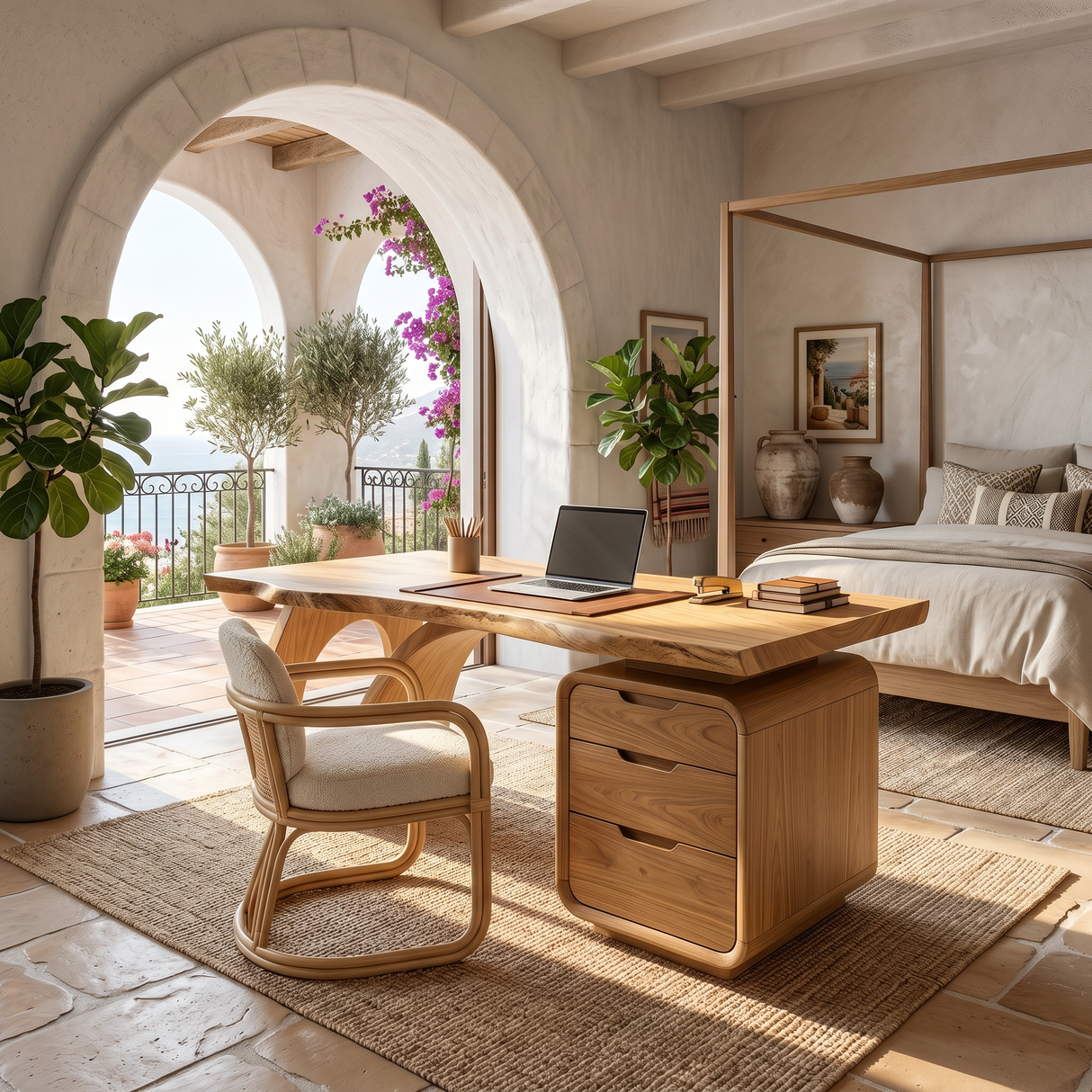 Modern Corner Executive Desk Coastal Home