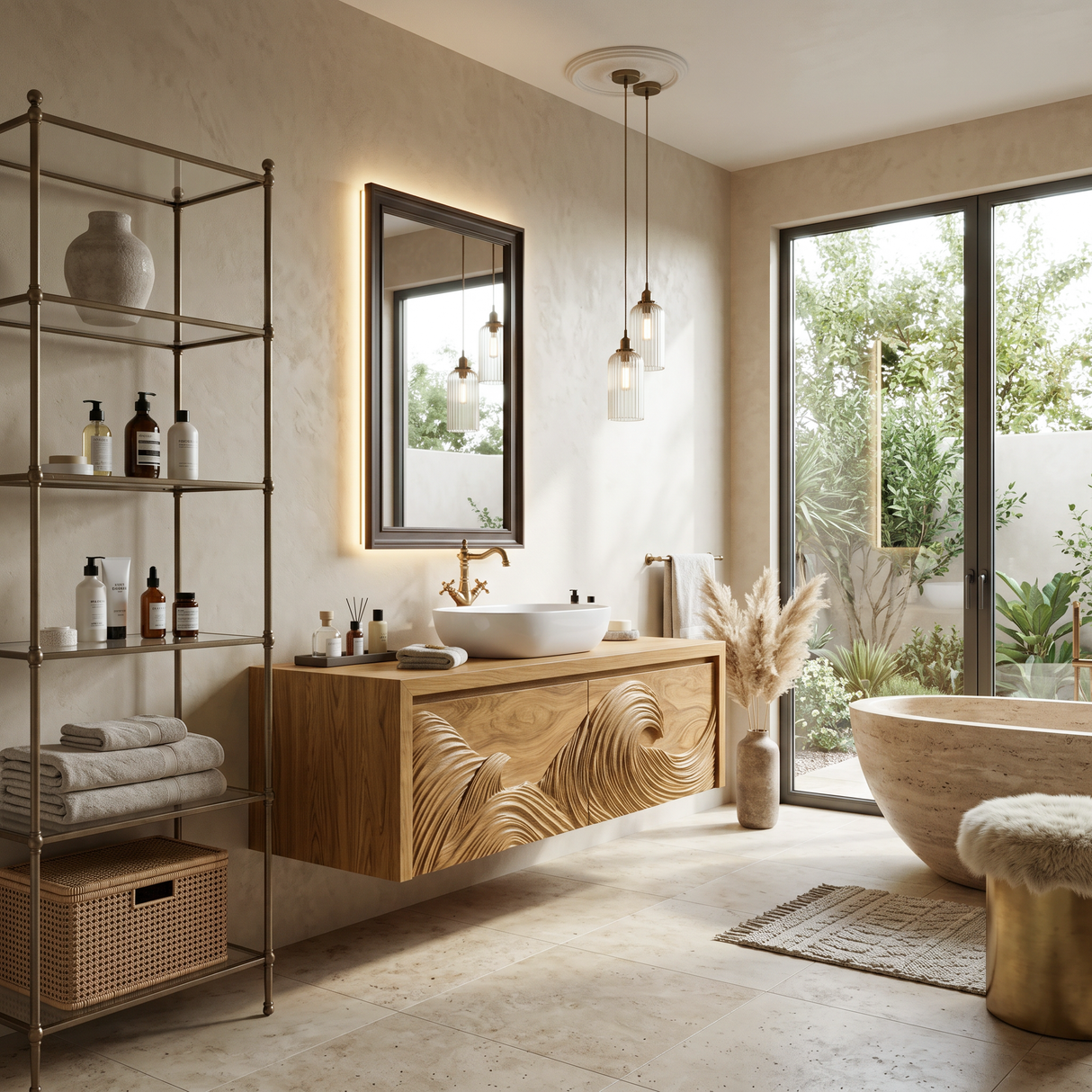 Modern Floating Bathroom Vanity For Luxury Home