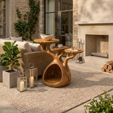 Japandi Multi Level Side Table Lakeside Living Room
