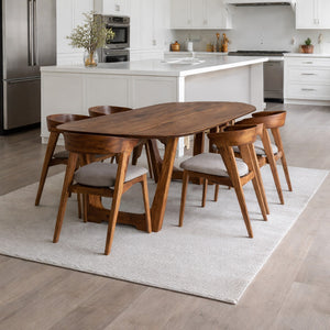 Modern Artistic Dining Table With Sculptural Presence For Dining Room