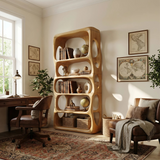 Farmhouse Handcrafted Bookcase Storage Organizer For Living Room