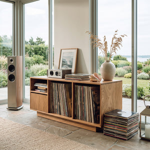 Contemporary Turntable Record Cabinet For Living Room