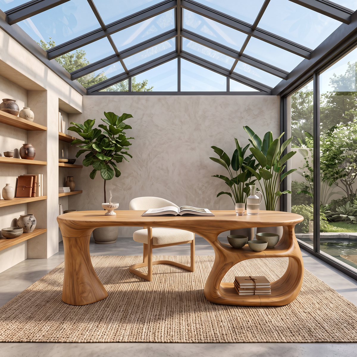Minimal Compact Writing Desk Bedroom Study Area