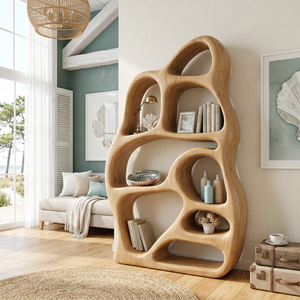 Minimalist Display Bookcase For Contemporary Lounge Area
